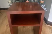 Solid sturdy wooden cabinet table