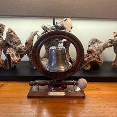 Antique Maritime Presentation Bell