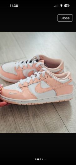 girls dunks size 2.5