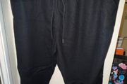 Matalan Papaya Black Linen Tapered Trousers