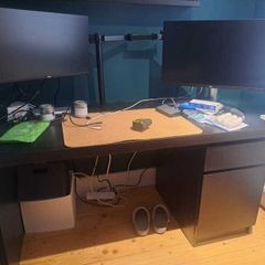 Malm office desk