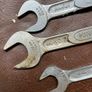 Set of 3 vintage King Dick spanners Military Marked Image 5