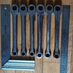 Vintage Bike Chrome Cranks x6