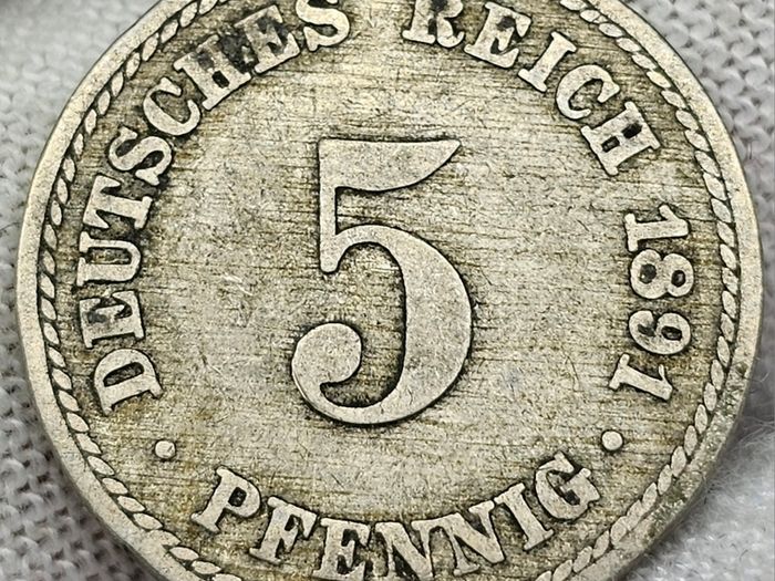 Germany 1891 5 Phennig
