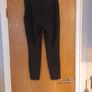 Gallery Soft Black Faux Suede Trousers.    S. 12. Nrw. Image 3