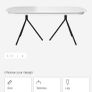 BoConcept extendable dining table with 6 chairs used Image 9