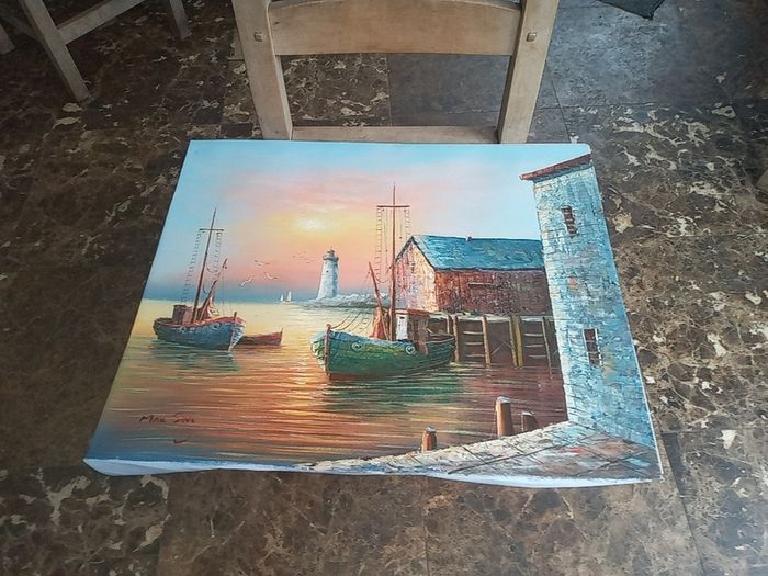 Max Savy oil on canvas