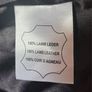 Cabrini biker lamb leather jacket Size 40/UK12 Image 3
