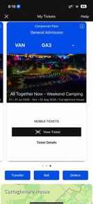 All together now Campervan ticket