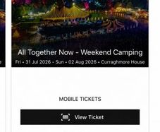 All together now Campervan ticket