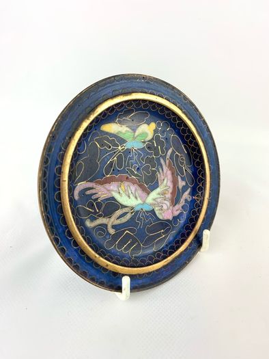Vintage cloisonne plate