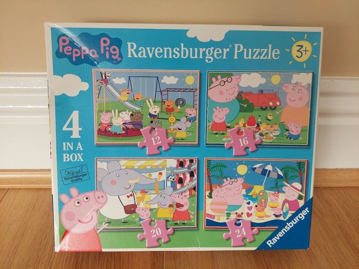 Ravensburger Peppa Pig Four in a Box Jigsaw Pack