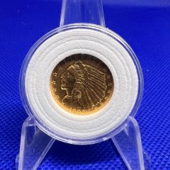 1908 American Eagle Indian Head gold coin