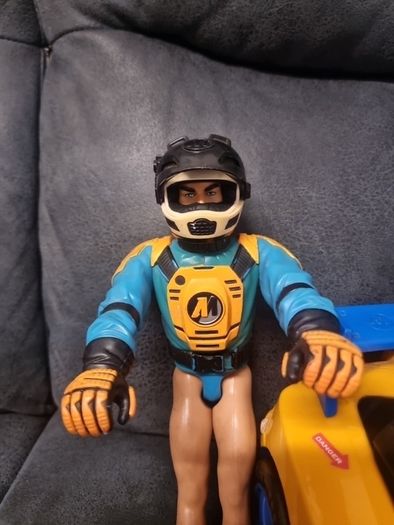 Arctic Action Man Car And Vintage Hasbro Action Man Dirt Biker.1999.
