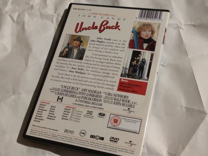 Uncle Buck Dvd