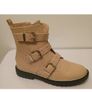 SCHUH Girls Cream Pale Pink Multi Buckle Ankle Boots UK 5 EU 38 New Boxed  CAN POST Image 2