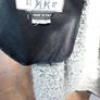 "Erre" Genuine Leather Coat Black.  Fully Lined  With Mohair/Wool/Acry.  Made in Italy Image 5