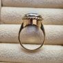 Ring gold 9k 375  with blue amethyst size L (51)( around 6g) Image 5