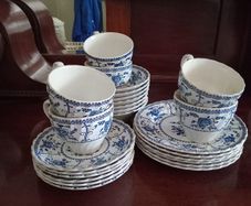 Johnson Brothers Indie Blue Tea Set
