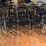 15 x Classic Black Bentwood Cafe / Dining Chairs Image 2