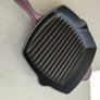 Le Creuset cassis purple cast iron square Grillit Grill pan Image 4