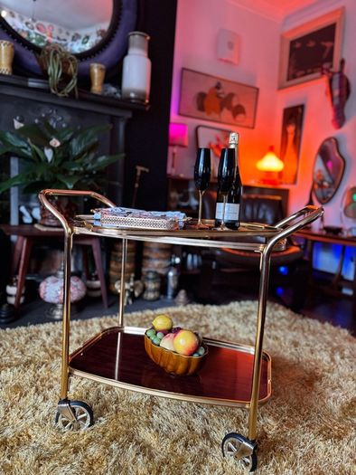 Mid Century Serving Trolley