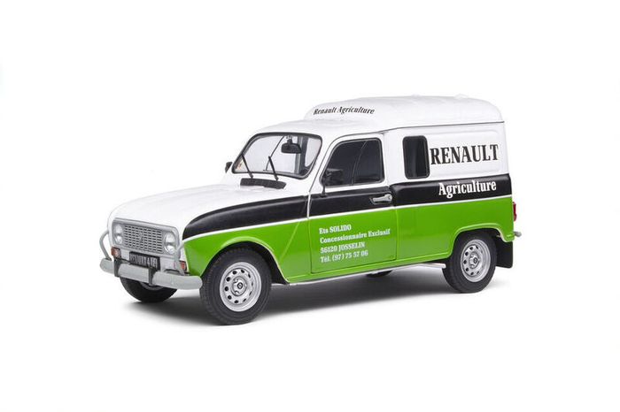 Renault 4 Lf4 Agriculture Van 1988 New In Box 1/18