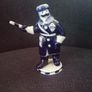 Gzhel Porcelain Russian Militiaman Figurine Image 2
