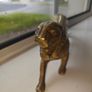 Vintage Brass Tiger Figurine heavy solid brass animal statue Image 3