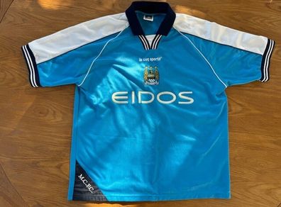 Original Vintage Manchester City 1999/01 Home Jersey