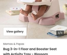 Mamas  & Papas 3-in-1 "Bug" Seat Colour "Blossom"