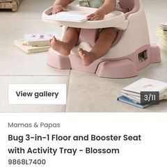 Mamas  & Papas 3-in-1 "Bug" Seat Colour "Blossom"
