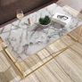 Coffee Table 100 x 60 x 40 cm with Marble Look Image 4