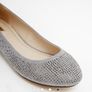 Oasis Sparkle Ballerina Shoes Image 4
