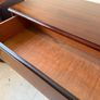 Mahogany chest of drawers and side locker Image 2