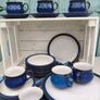 28 piece Denby Imperial Blue Dinnerware Image 2