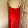H&M lyocell coral sundress size 14 Image 3