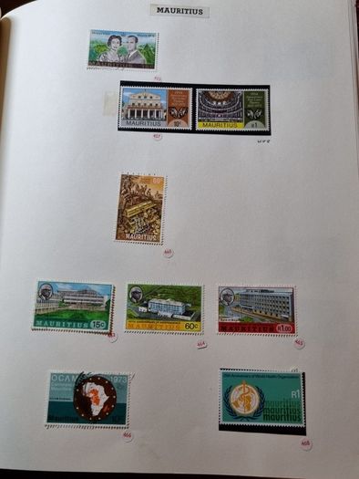 MAURITIUS album with stamps