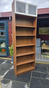 Bookcase with height extension unit from IKEA