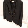 ladies navy jacket with brass buttons Image 2