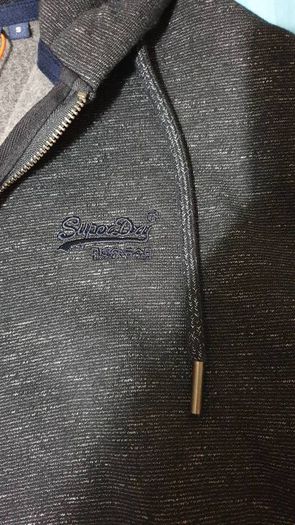 superdy small navy hoodie