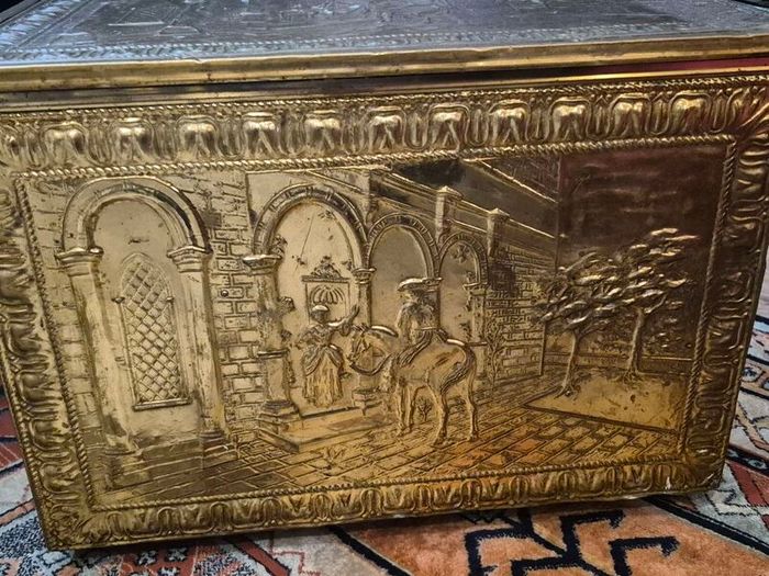 Brass Coal Box