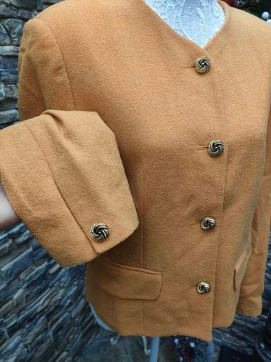 United Colours of Benetton yellow blazer size small medium Postage included