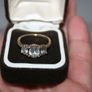 Stunning Radiant Round  Ring 9c Solid Real Gold 375 -  2,9g Image 3