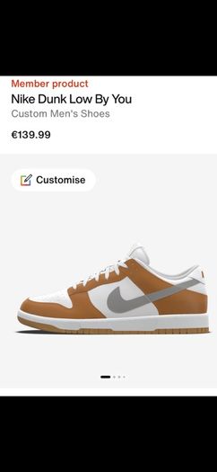 Nike Dunk Low Size UK7.5
