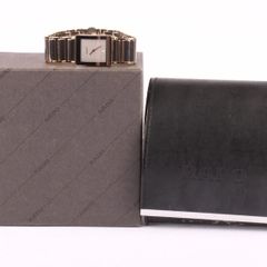 Unisex Rado Diastar Watch Silver Ceramic Date Quartz 25mm Working w/ Box&Papers