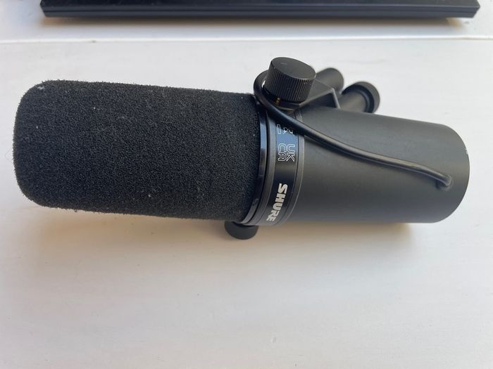 Shure SM7B with rode desk mounted boom