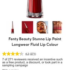 Fenty Beauty Lip paints