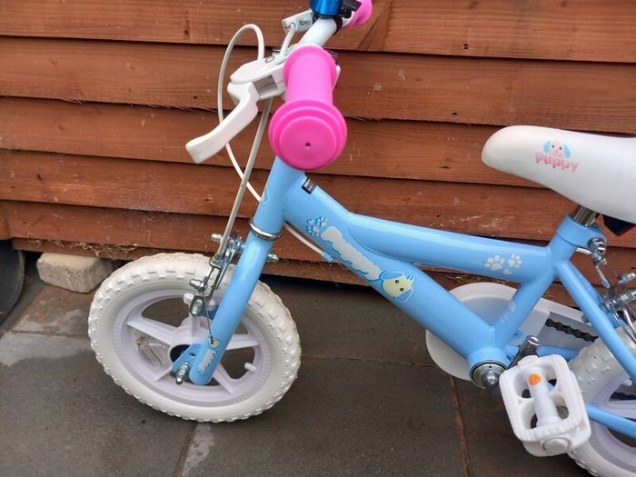 Kids puppy bike size 12 inch wheels