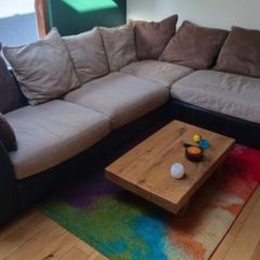 L shaped sofa couch